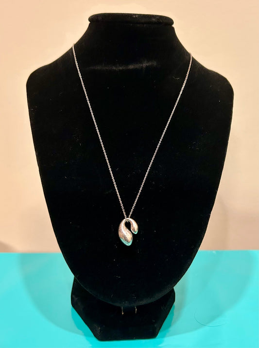 Tiffany & Co. Double Teardrop Necklace – Sterling Silver 925
