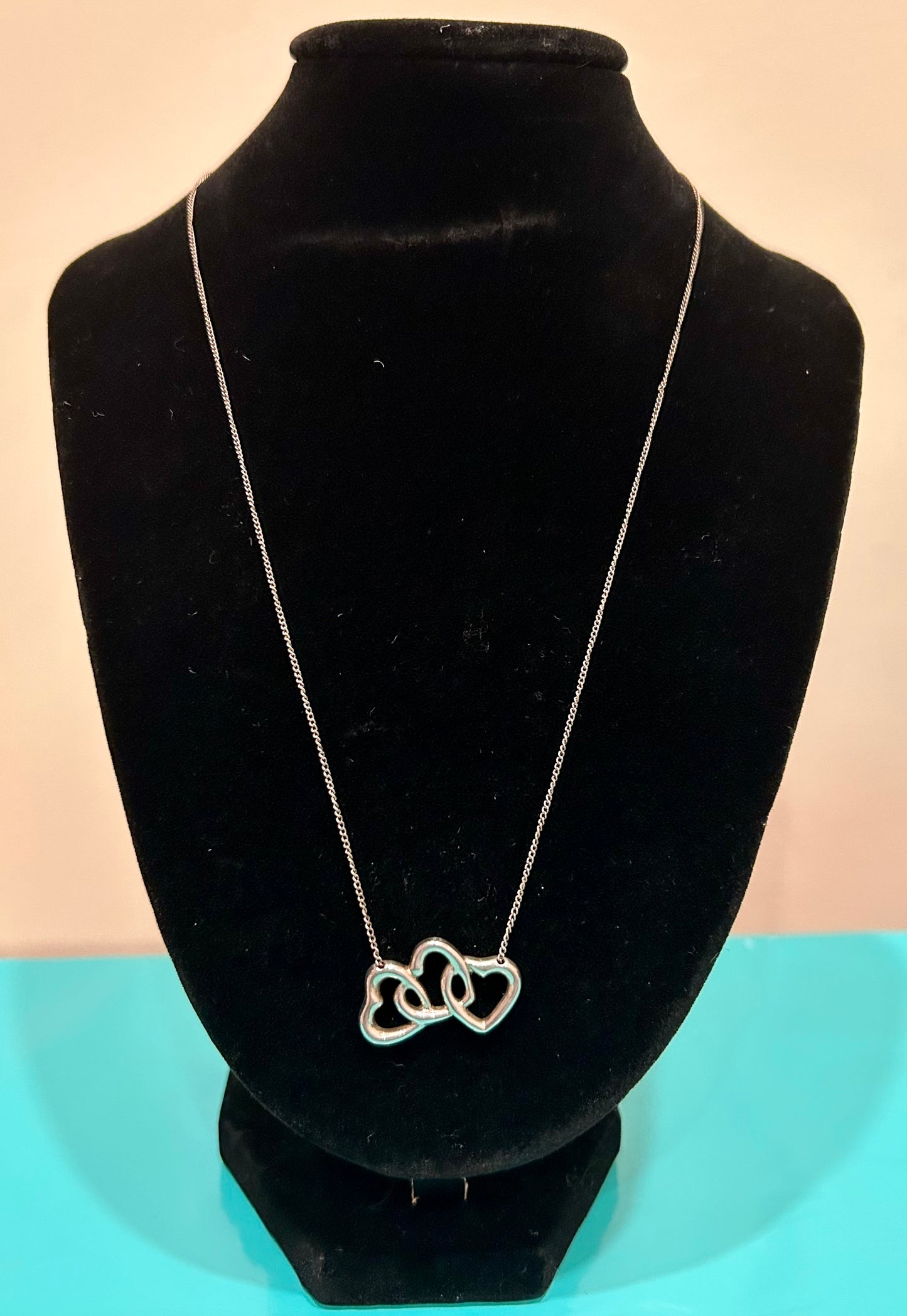 Tiffany & Co. Triple Heart Necklace – Sterling Silver