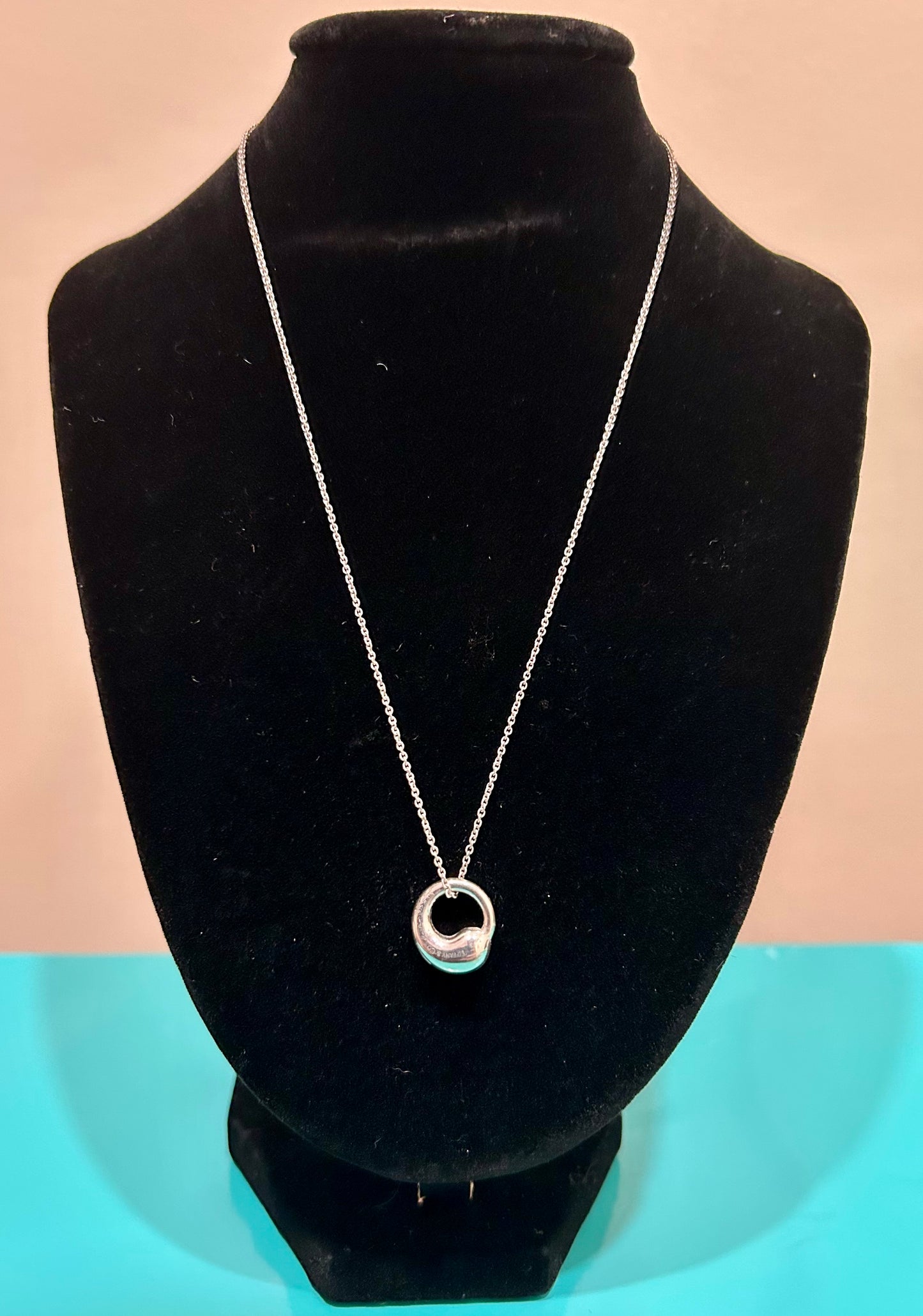 Tiffany & Co. Elsa Peretti® Eternal Circle Necklace – Sterling Silver 18"