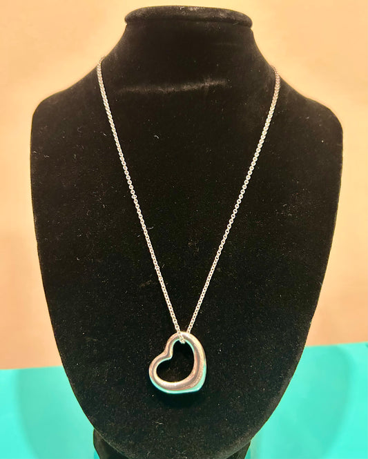 Tiffany & Co. Elsa Peretti® Open Heart Pendant – Sterling Silver