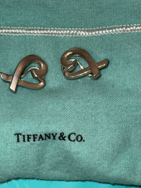 Tiffany & Co. Loving Heart Clip-On Earrings – Sterling Silver