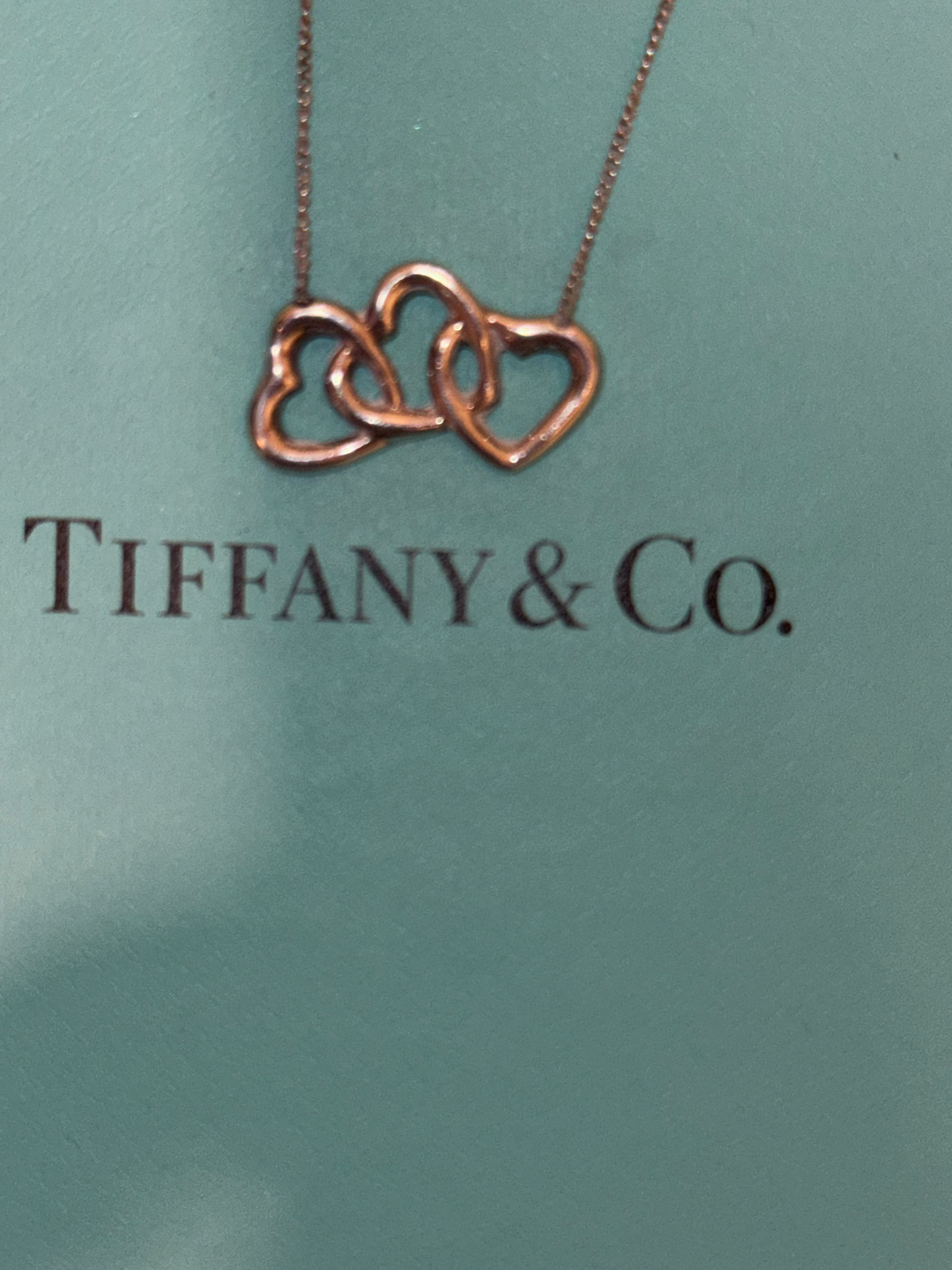 Tiffany & Co. Triple Heart Necklace – Sterling Silver