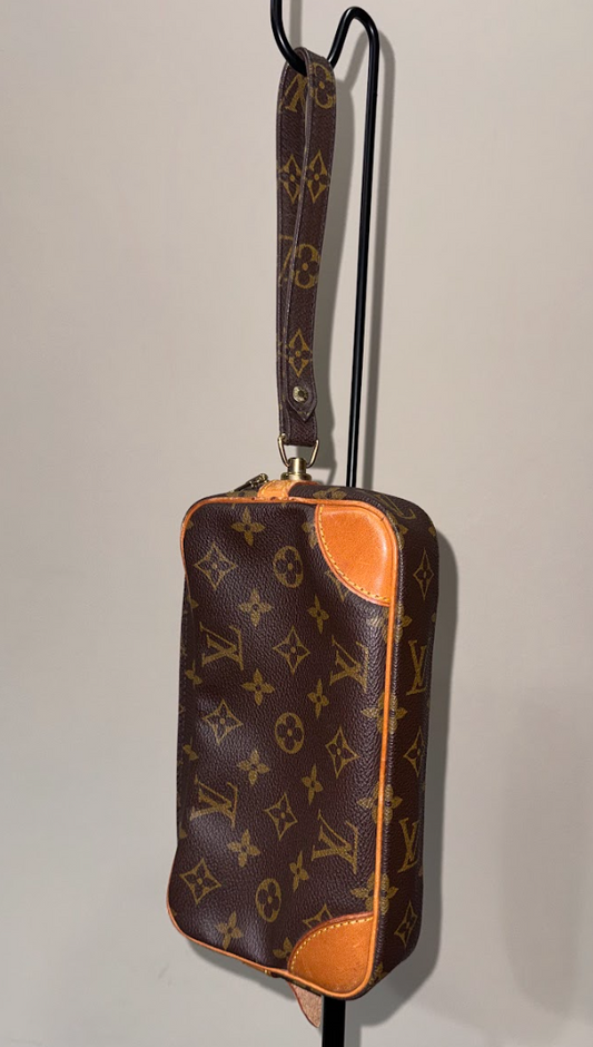 Louis Vuitton Monogram Marly Dragonne PM Clutch (Authentic, 1993)